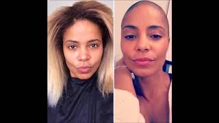 SANAA LATHAN Shaved Off All Her Hair For New Role  Netflixs Nappily Ever After VIDEO [upl. by Beryl]