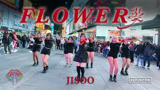 KPOP IN PUBLIC NYC TIMES SQUARE JISOO  꽃FLOWER Dance Cover by Not Shy Dance Crew [upl. by Elsinore2]