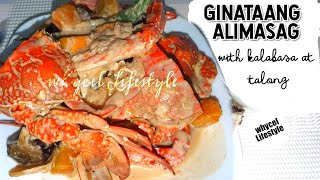 Ginataang Alimasag with Kalabasa at Talong recipe  Blue Crab Recipe  WhycelLifestyle [upl. by Nadia]