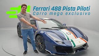 REVIEW Ferrari 488 Pista Piloti  Carro mega exclusivo  Usadosbr [upl. by Htebharas985]