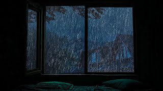 Ruido de Lluvia Ultra Realista en la Ventana  Lluvia para Dormir Profundamente y Relajarse Meditar [upl. by Aderb]