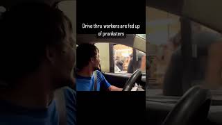 Fed up Drive Thru Worker throws drink at Tiktok Prankster [upl. by Fransisco]