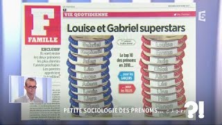 Petite sociologie des prénoms cadire 03112017 [upl. by Drageruaeb]