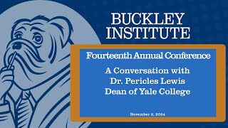 14th Annual Conference A Conversation with Dr Pericles Lewis Dean of Yale College [upl. by Narok76]