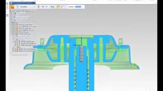 Solid Edge Spring Animation [upl. by Bush]