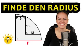 Mathe RÄTSEL Geometrie – Wie groß ist der Radius [upl. by Cran]