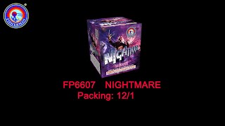 200 gram cakes fireworks25 SHOTS 200g Cake FP6607 NIGHTMARE FROM FISHERMAN FIREWORKS [upl. by Nareht253]