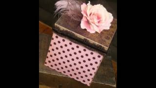 DIY Mod Podge Decorative Box  ShowMeCute [upl. by Lottie]