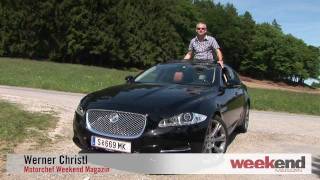 Jaguar XJ 50 V8  Weekend Magazin Autotest [upl. by Alfi]