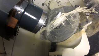 MAZAK  MAZATROL MATRIX  LAVORAZIONE IN 5 ASSI  VIDEO GOPRO HD2 [upl. by Neville]