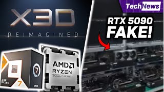 Ryzen 9800X3D offiziell und SCHNELLER als Gedacht  RTX 5090 Leak war Fake [upl. by Oinimreh]