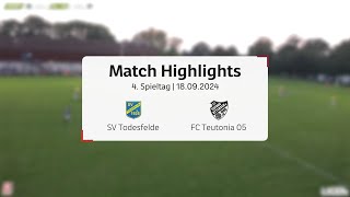 SV Todesfelde siegt im Kellerduell gegen FC Teutonia 05 I Regionalliga Nord Nachholspiel [upl. by Nivart]