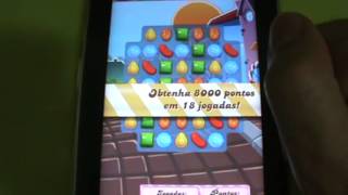 Gameplay Android  Candy Crush Saga  Samsung Galaxy Tab P6210  PTBR Brasil [upl. by Erialb]