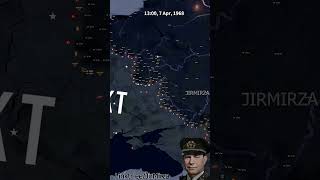 OMSK Vs Einheitspakt  Hoi4 Timelapse hoi4 timelapse ww2 shorts history tno germany russia [upl. by Bysshe]