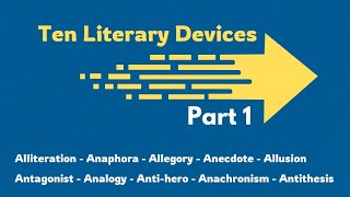 10 Literary Devices 🙂  Part 1  Literary Devices Definitions with Examples  Literary Devices [upl. by Essenaj]