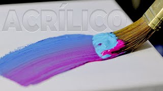 Cómo pintar con acrílicos  Tutorial completo para principiantes [upl. by Payton]