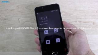 How long will DOOGEE Shoot 2 take to call on extreme mode with only 1 battery [upl. by June]