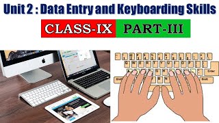 Unit 2 Data Entry and Keyboarding Skills  Part 3 [upl. by Eelir]