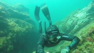 Cressi Tracina Test  Freediving  Gopro Hero 4 Black [upl. by Veronika]