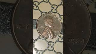 RARE 1964 No Mint Mark Penny Lettering On Rim Errors [upl. by Jamima]