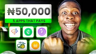 5 Legit Apps That Will Pay You Real Money On Your Smartphone  Make Money Online From Home [upl. by Dyoll215]