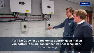 Project 124 Energyrazonnepanelen voor Machinefabriek De Gouw  Rexel Topics [upl. by Nivart]