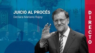 Mariano Rajoy declara como testigo en el juicio al procés 27022019 COMPLETA [upl. by Orville]