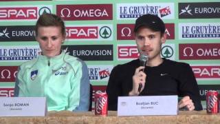 Prerace pressconference SPAR European Cross Country Champonships Velenje [upl. by Ainimre241]