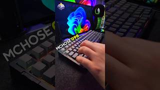 ASMR Satisfying thock from a Budget Keeb 🤤  Mchose G98  KTT Hyacinth [upl. by Annaeiluj99]