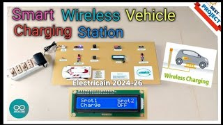 🚔 Smart Wireless Vehicle Charging Station ।। वायरलेस चार्जिंग बेस प्रोजेक्ट । youtubevideo ytviral [upl. by Nemrak831]