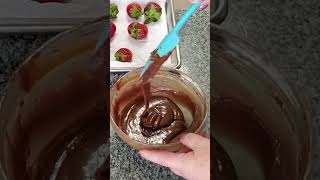 Best Chocolate Ganache Strawberries EVER [upl. by Wendie]