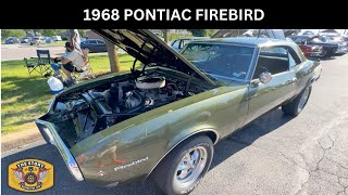 Revealed Rare Features of the 1968 Pontiac Firebird with a 400 V8 [upl. by Aitnas]