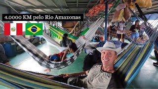 Navegando 4000 km pelo rio Amazonas  Iquitos a Belém do Pará 4k [upl. by Noed]