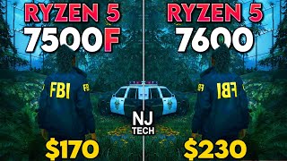 Ryzen 5 7500F vs 7600  RX 7800 XT  Worth Spending Extra Money [upl. by Eyks92]