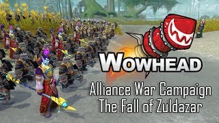 Alliance War Campaign  The Fall of Zuldazar Patch 810 Questline [upl. by Pietrek892]