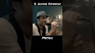 Metric Top 5 Hit Songs indierock newwave artpunk alternativerock canadianband [upl. by Godber]