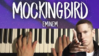 Eminem  Mockingbird Piano Tutorial Lesson [upl. by Fari]