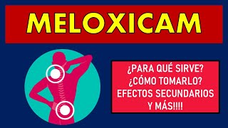 🔴 MELOXICAM  PARA QUÉ SIRVE MECANISMO DE ACCIÓN EFECTOS SECUNDARIOS Y CONTRAINDICACIONES [upl. by Palmer]