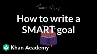 LearnStorm Growth Mindset How to write a SMART goal [upl. by Aliak521]