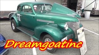 1939 CHEVY COUPE NOSTALGIA DRAG CAR ECP LEGENDS DGTV CARS [upl. by Rachelle551]