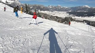 St Johann in Tirol Austria Ski run 4a  GoPro HERO 6 [upl. by Nyleve712]