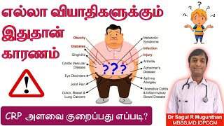 CRP அளவை குறைப்பது எப்படி  உணவுகள்  Inflammation  Anti inflammatory foods TAMIL [upl. by Zawde]