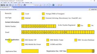 DSE Mobile Registration Form Fill up [upl. by Ranite859]