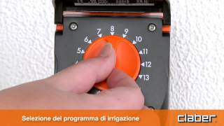 Programmatore Aquauno Logica Claber [upl. by Aicirtac457]