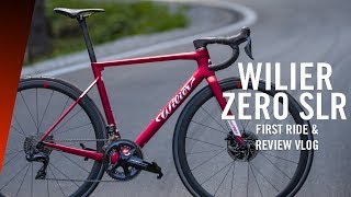 Wilier Zero SLR Light integrated and discequipped First ride review Vlog [upl. by Yneffit]