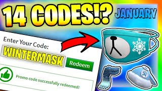 14 Codes ALL NEW PROMO CODES in ROBLOX January 2024 [upl. by Zinn]