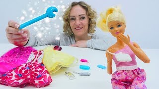 Spielspaß mit Puppen  Barbie und der Zauberstab  Spielzeugvideo für Kinder [upl. by Griselda530]