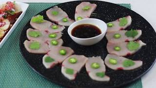 Sashimi de Hamachi  El Rey del Callo [upl. by Weinman640]