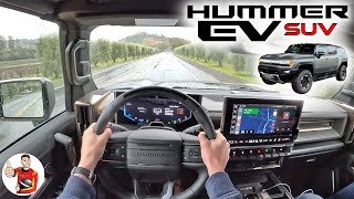 The GMC Hummer EV SUV Will Get You Noticed Anywhere POV First Drive [upl. by Nerte225]