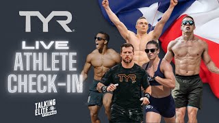 Live TYR Athlete CheckIn [upl. by Akihsar]